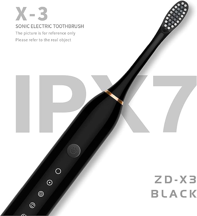 Vista 3 de Cepillo de dientes eléctrico recargable - COLOR: BLANCO